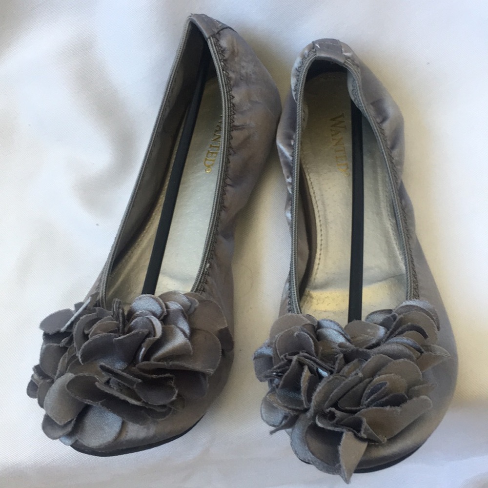 Silver ballet flat - Picture 2 of 6